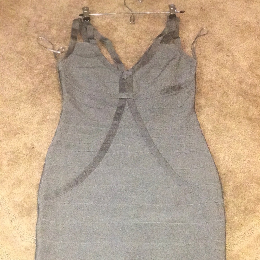 Fashion Nova Grey Dress